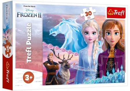 PUZZLE 30 Odwaga sióstr Frozen 2 18253