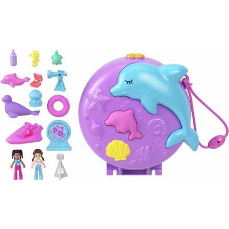 Polly Pocket Akwarium delfina Compact HWN96