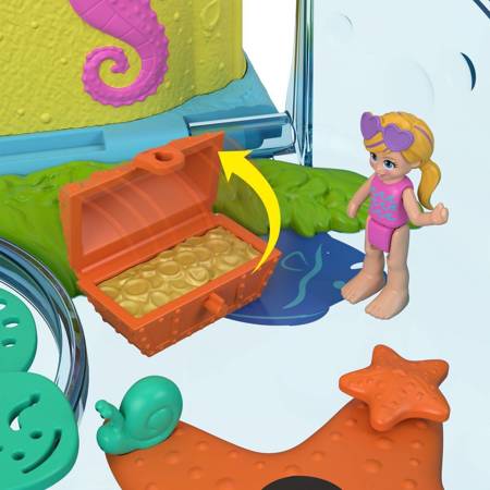 Polly Pocket Bąbelkowe akwarium Zestaw HHH51