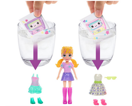 Polly Pocket Imprezowa Moda Zestaw z Niespodzianką MATTEL HRD65