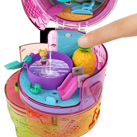 Polly Pocket Zakręcone niespodzianki Napój Aquapark Zestaw  HFP99