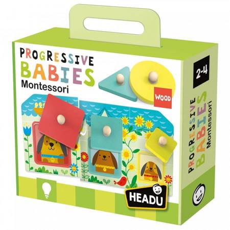 Progressive babies Montessori Dopasuj różne kształty 2-4