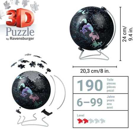 Puzzle 3D Globus konstelacje 11544