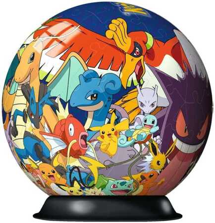 Puzzle 3D Kula 72 elementów Pokemon 11785