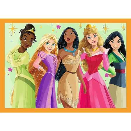 Puzzle 4w1 Bajkowe historie Disney Princess  34651