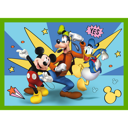 Puzzle 4w1 Disney - wśród przyjaciół 34616