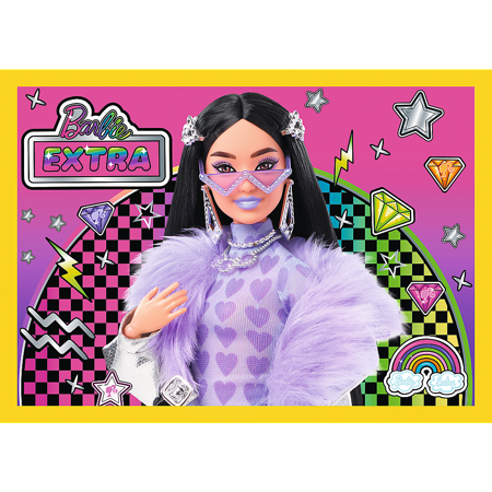 Puzzle 4w1 Wesoły świat Barbie 34626