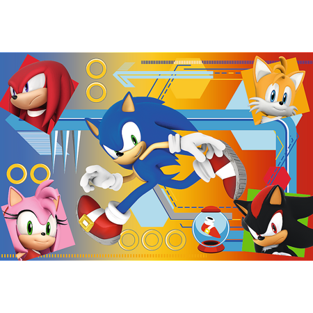 Puzzle 60 elementów Sonic w akcji 17387