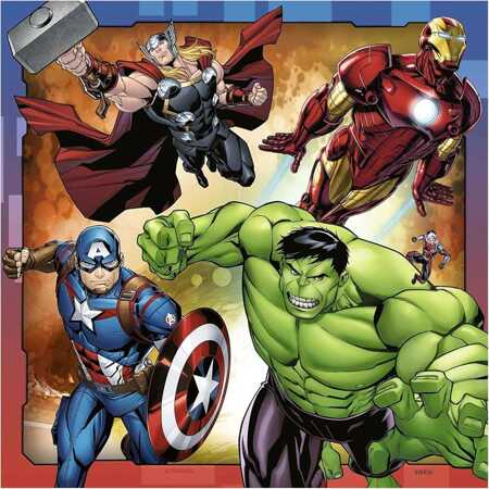 Puzzle Ravensburger 3x49 Marvel Avengers 08040