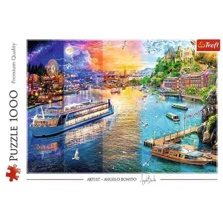 Puzzle TREFL 1000 elementów Rejs po rzece 10860