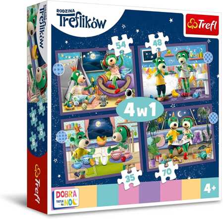 Puzzle Trefliki na dobranoc  34399