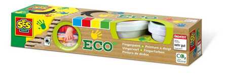 SES Eco Farby do malowania palcami 4 kolory 24926 49267