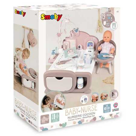 Smoby Baby Nurse elektroniczny kącik opiekunki 220379