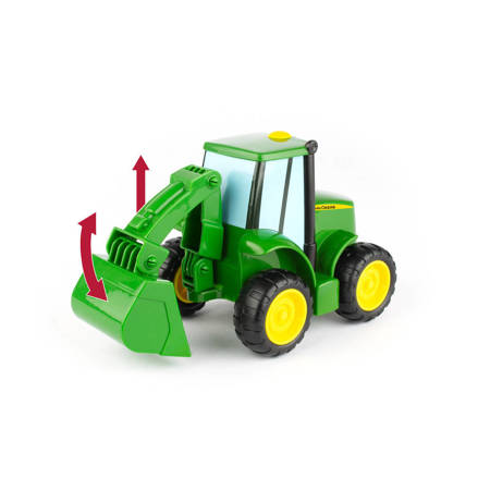 TOMY John Deere Laweta z Johnym z dźwiękiem 47207