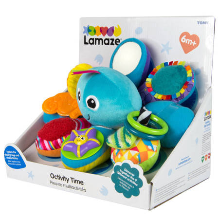 TOMY Lamaze aktywna ośmiorniczka dla maluszka LC27206