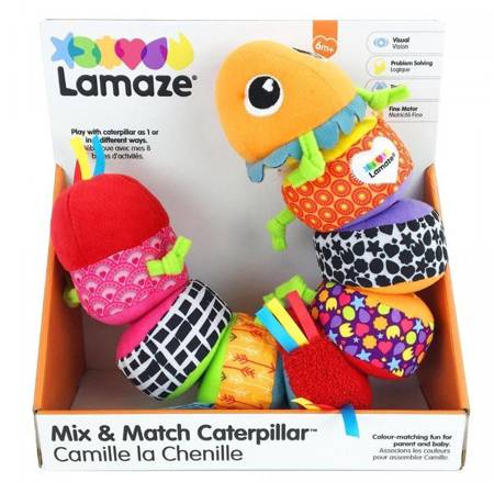 TOMY Lamaze gąsienica Mix and Match LC27244