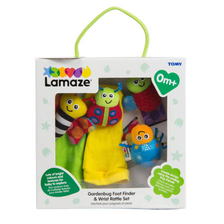 TOMY Lamaze robaczki zestaw grzechotek na rączki LC27634