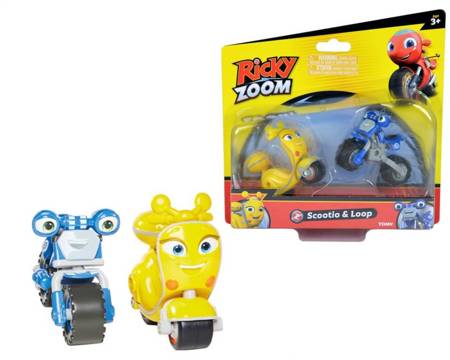 TOMY RICKY ZOOM Scootio i Loop 2-pack T20045