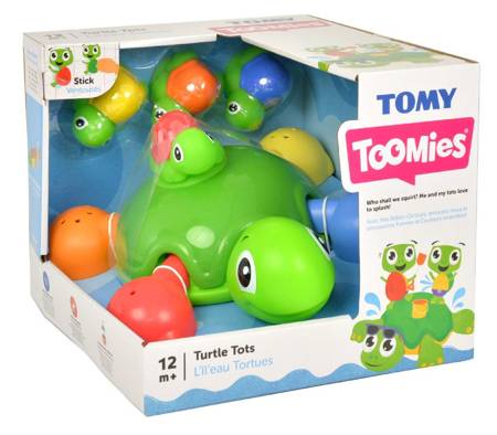 TOMY TOOMIES Żółwiowa rodzinka zabawka do kąpieli E72097