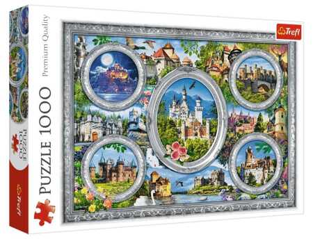 TREFL Puzzle 1000 ZAMKI ŚWIATA 10583