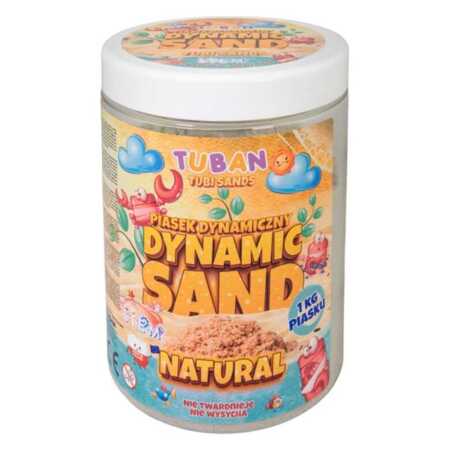 TUBAN piasek dynamiczny 1kg naturalny TU3557