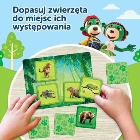 Trefl Gra Edukacyjna Zwierzęta Świata Rodzina Treflików 02337