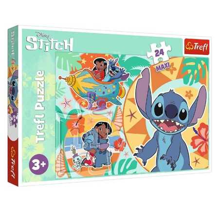 Trefl Puzzle 24 Maxi Wesoły Dzień Lilo & Stitch 14365