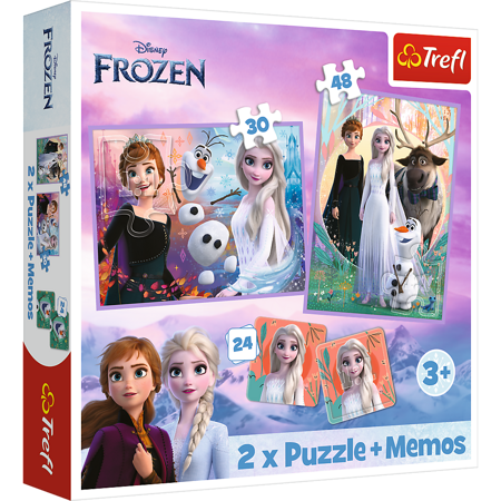 Trefl Puzzle 2w1 + Memos Księżniczki w Swojej Krainie 93335