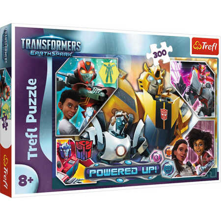 Trefl Puzzle 300 Elementów - W Świecie Transformers/Hasbro 23024