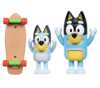 Bluey figurki 2-pak jazda na deskorolce BLU13042