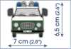 COBI CARS Youngtimer Barkas B1000 Polizei 157 klocków 24596