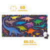 CZUCZU Puzzle Dinozaury Grr 92412 - Edukacyjne Puzzle dla Dzieci