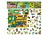 HEADU Farm & Stickers Puzzle z naklejkami farma wiek 3-6