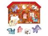 HEADU Montessori puzzle farma drewno wiek 2-4