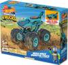 Hot Wheels Monster Trucks Mega Wrex Pojazd do zbudowania Zestaw klocków HDJ95