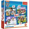 Puzzle 4w1 Psie sprawy Psi Patrol  34650