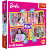 Puzzle 4w1 Wesoły świat Barbie 34626