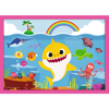 TREFL PUZZLE 4w1 Baby Shark Rodzina rekinów 34378