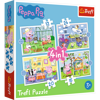 TREFL PUZZLE 4w1 Wspomnienia z Wakacji Peppa Pig 34359