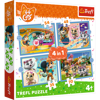 Trefl Puzzle 4w1 Kocia Ferajna - Zestaw 34612