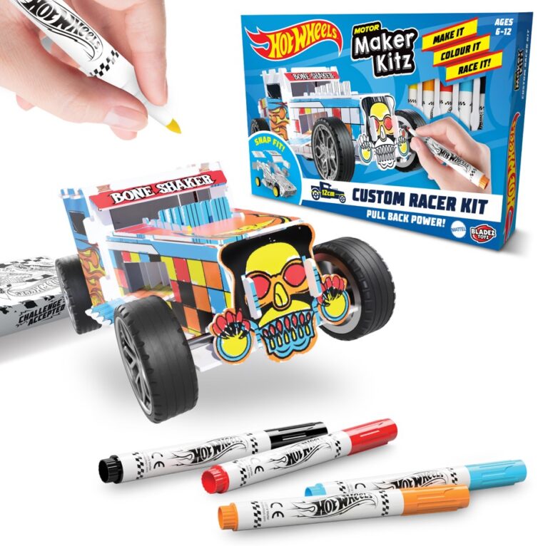 Hot wheels bladez maker kitz zestaw z mazakami bthw-m01z - obrazek 3